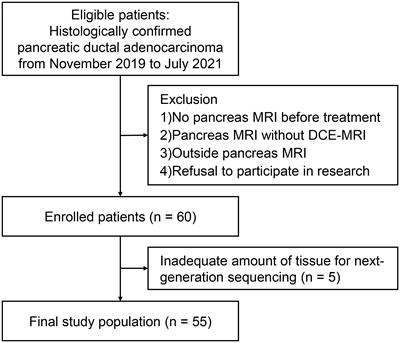 Rim enhancement of pancreatic ductal adenocarcinoma: investigating the relationship with DCE-MRI-based radiomics and next-generation sequencing